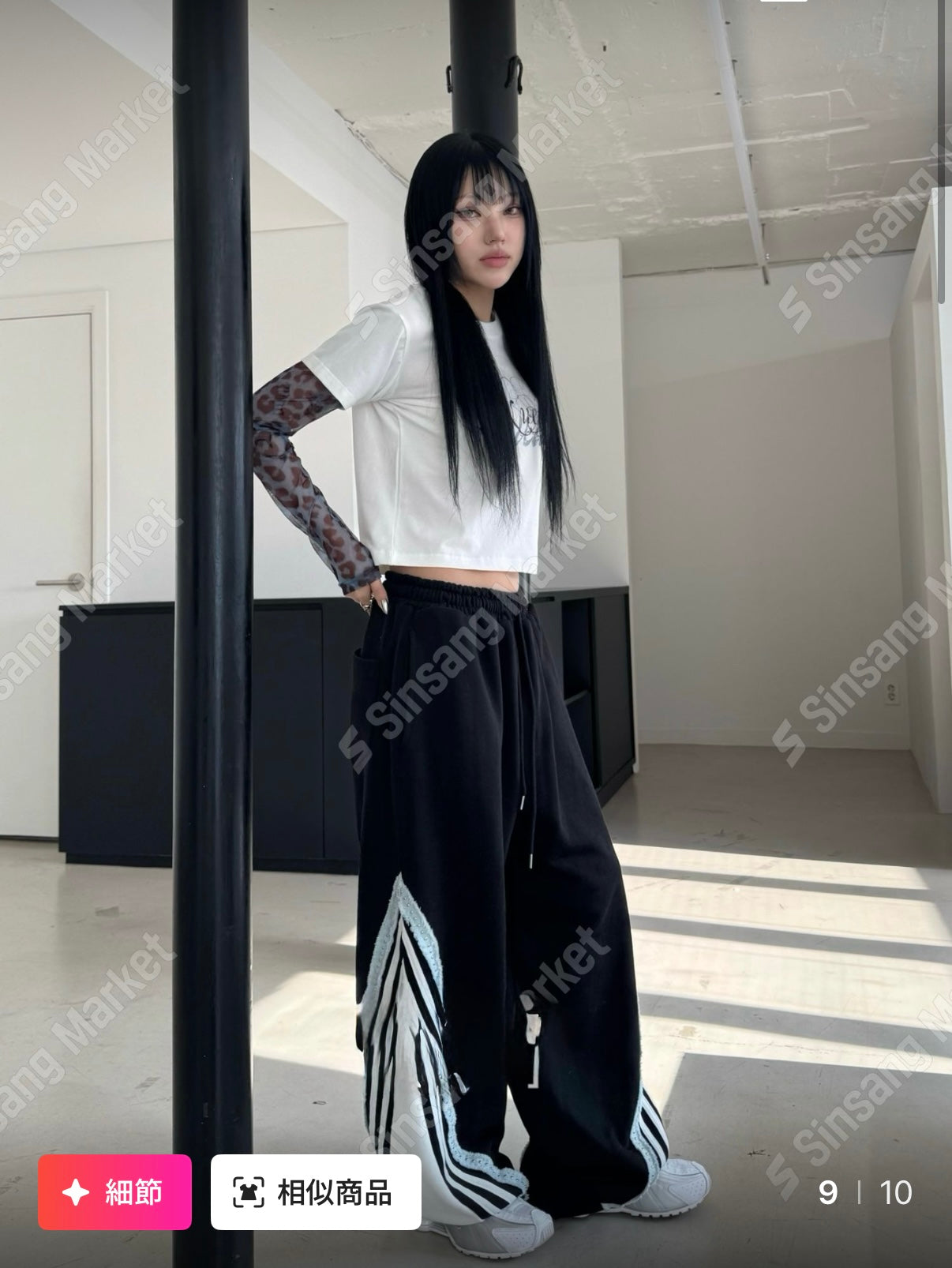 ✿ 疊層豹紋T-shirt ✿