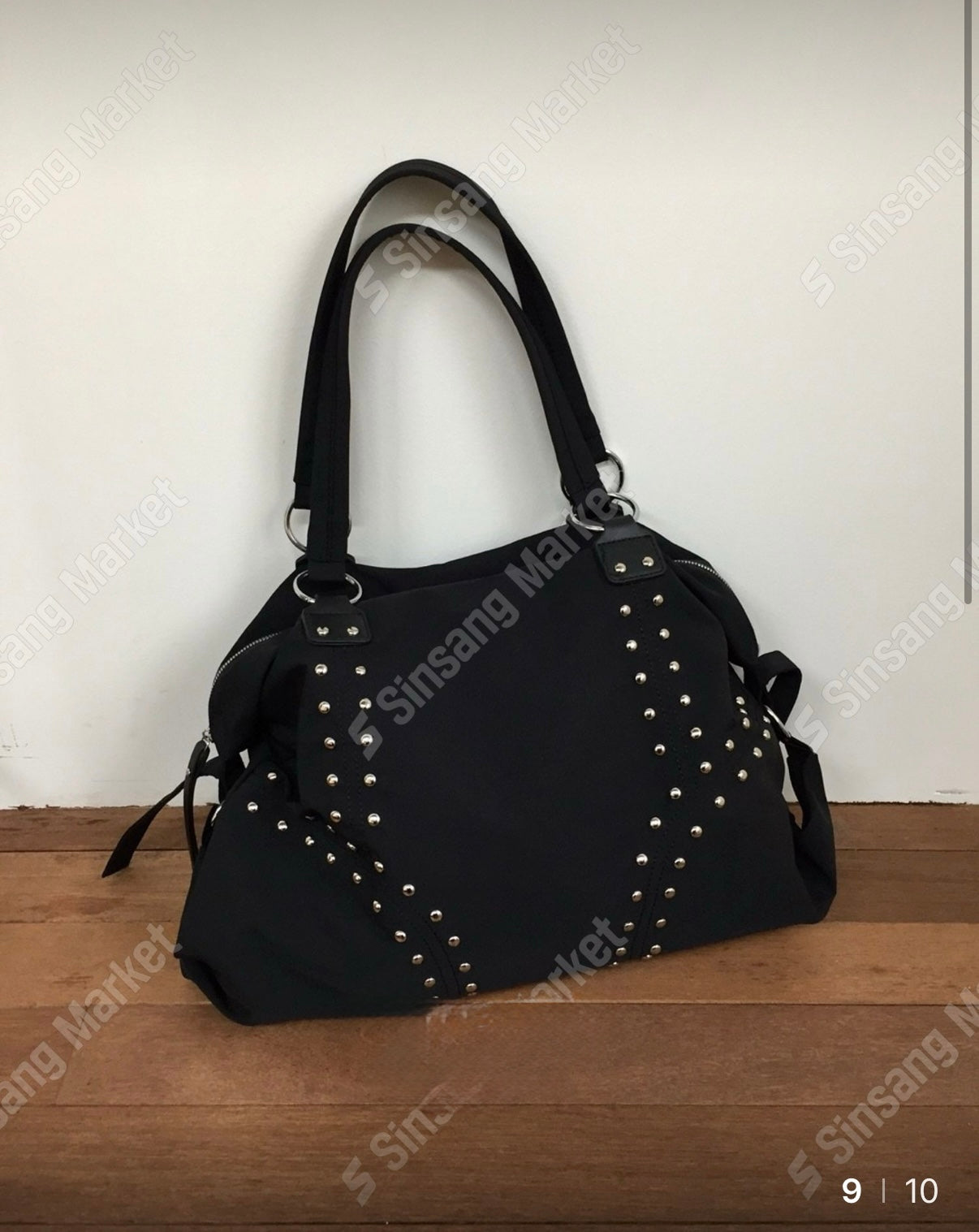 ✿ 尼龍鉚釘單肩包 ✿