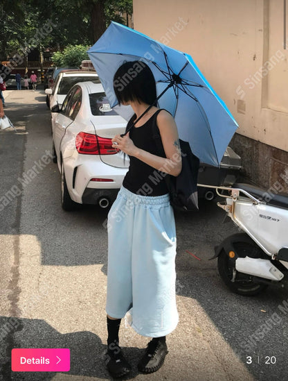 彩色休閒七分褲