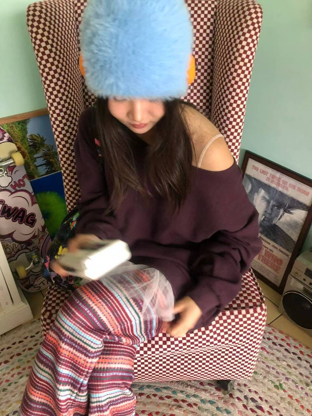 百搭糖果色喇叭褲