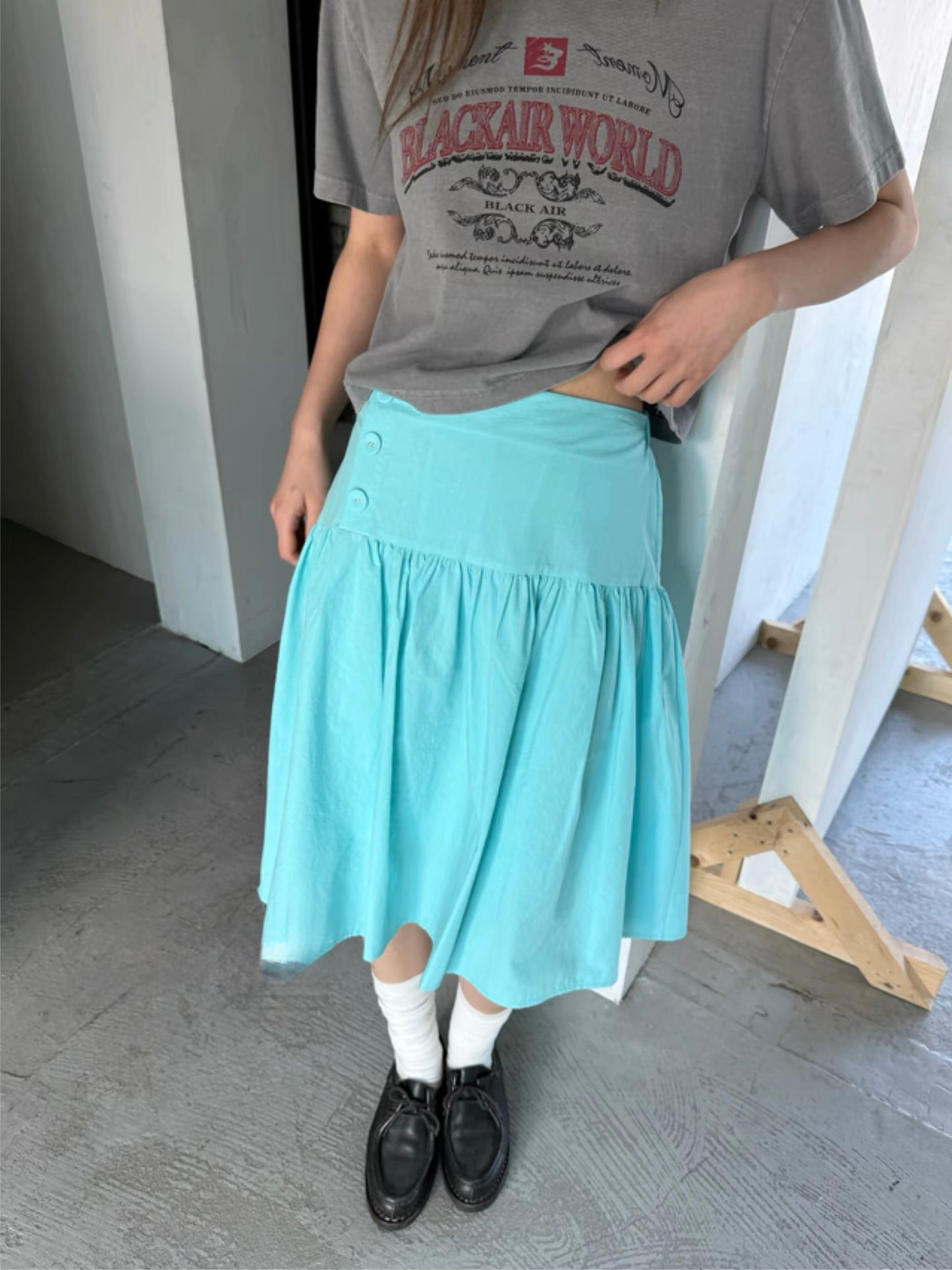 彩色鈕扣半裙