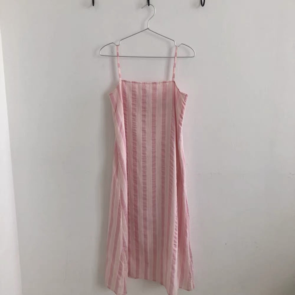 間紋背心長裙