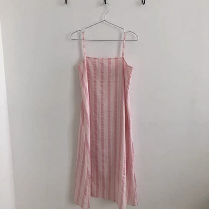 間紋背心長裙