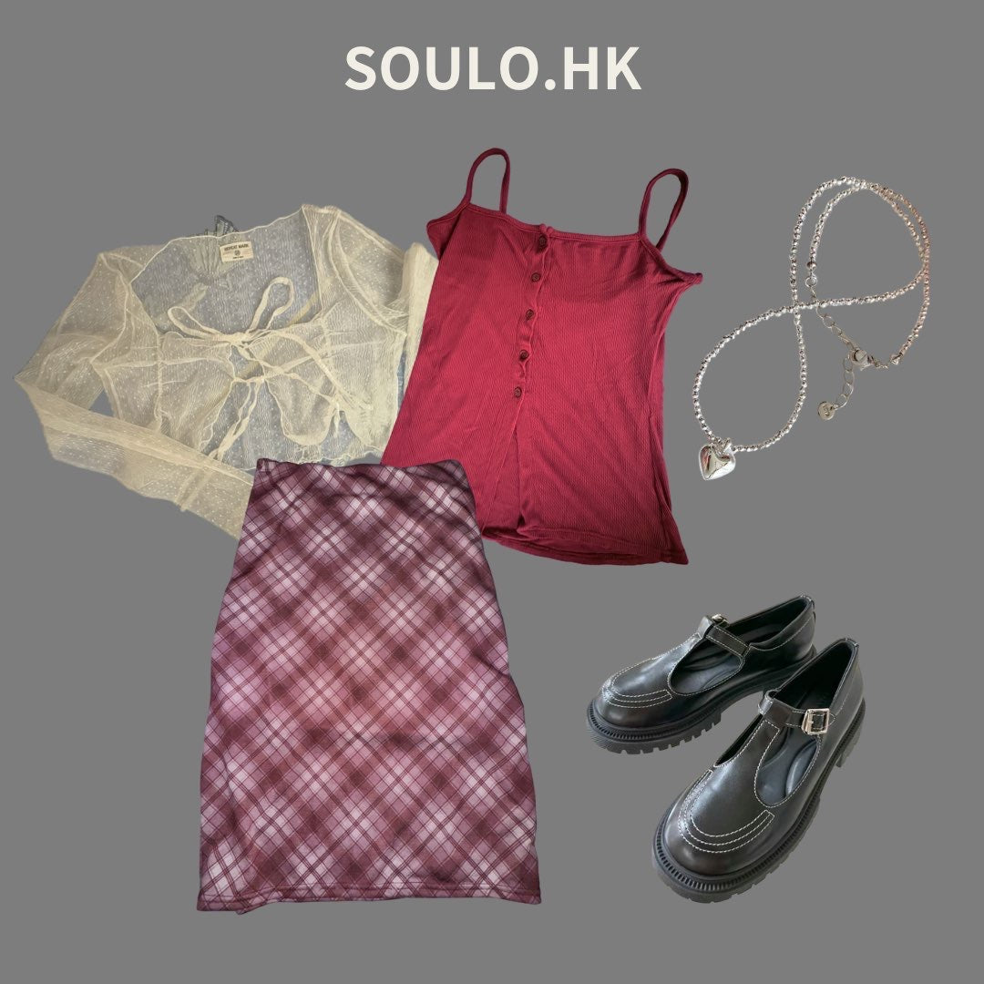 Soulo’s OOTD ✨ / 暗紅復古 style / ✨