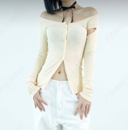 ✿ 蝴蝶結開叉上衣 ✿