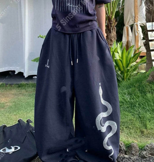 寛鬆特色運動褲