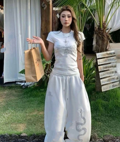 寛鬆特色運動褲