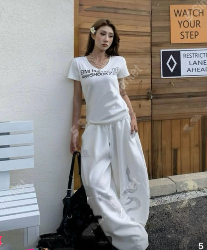 寛鬆特色運動褲