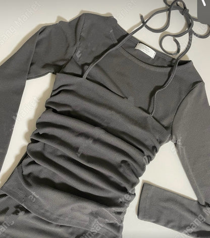 氣質兩件純色上衣